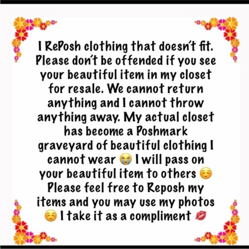 NOBRAND Clothing Resale Notice